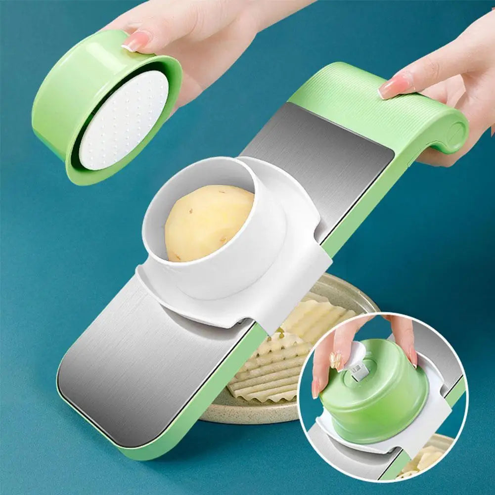5 in 1 Vegetable Cutter Stainless Steel Multifunctional