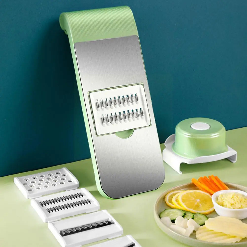 5 in 1 Vegetable Cutter Stainless Steel Multifunctional